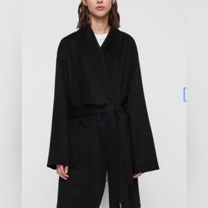 All Saints Adalee Coat - Black- M